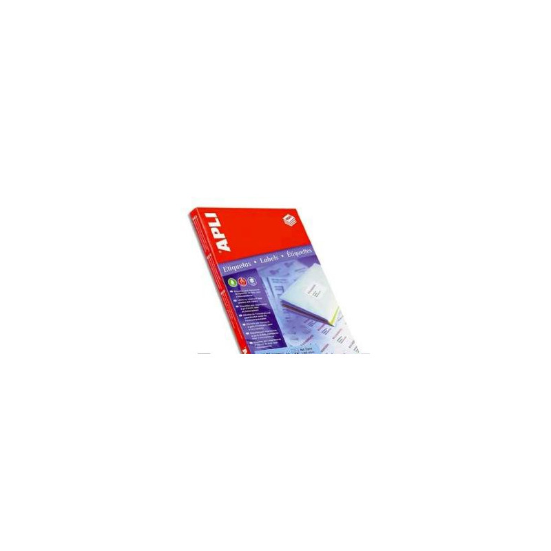  Etiquettes adhesives mixtes APLI 100 feuilles A4 (Divers formats au choix) 
