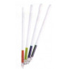  Boite de 12 Crayons graphites HB DELI avec embout gomme Coloris au choix 