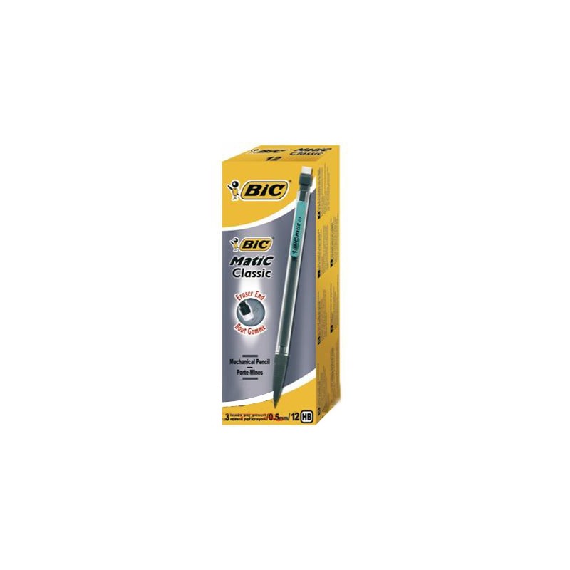  Boite de 12 Portes mines BIC Matic Hex 0.7 