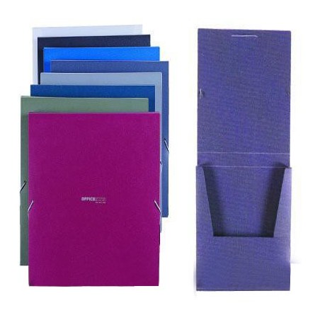  Lot de 10 Chemises à rabats extensibles FOLDERMATE Format A4 Coul Assorties 