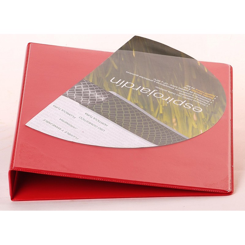  Lot de 5 Classeurs PVC SICLA A4 à 2 Anneaux en D dos 4 cm ( 10 Coul au choix) 