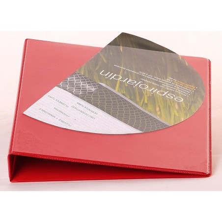  Lot de 5 Classeurs PVC SICLA A4 à 2 Anneaux en D dos 6 cm ( 10 Coul au choix) 