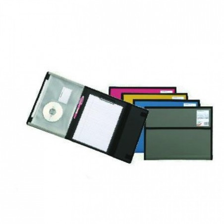  Lot de 10 Porte-documents FOLDERMATE Format A4 (Coloris au choix) 