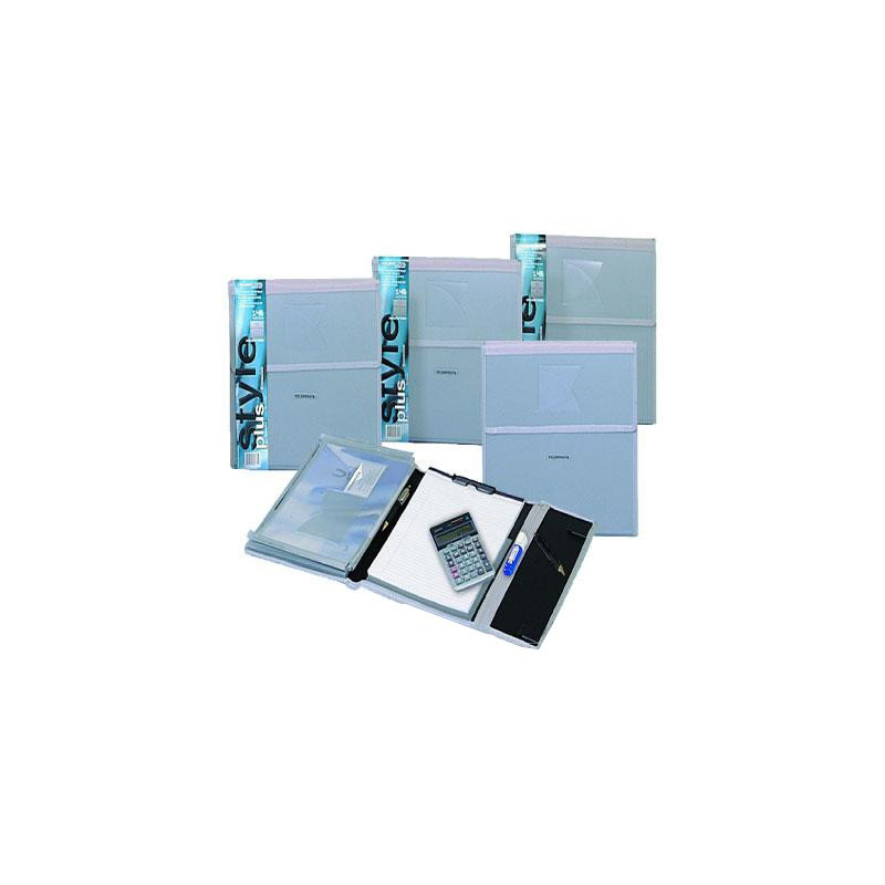  Lot de 12 Dossiers Organizers FOLDERMATE Format A4 Coul Gris 