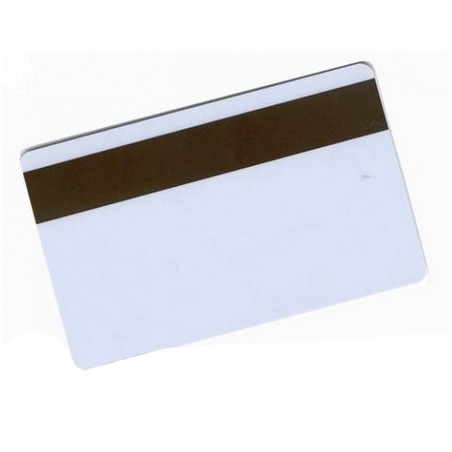  Lot de 100 cartes PVC laminé 75/100e avec Piste magnétique LOCO 86 x 54 mm 