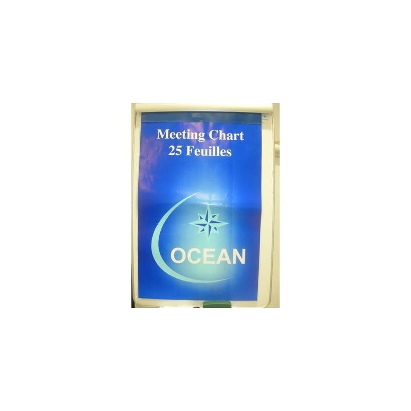  Bloc papier pour chevalet Meeting Chart OCEAN 25 Feuilles 