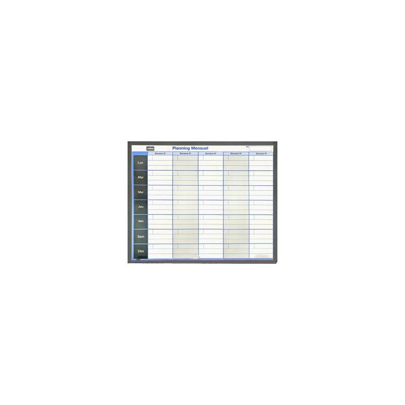  Planning Mensuel souple pour tableau magnétique 