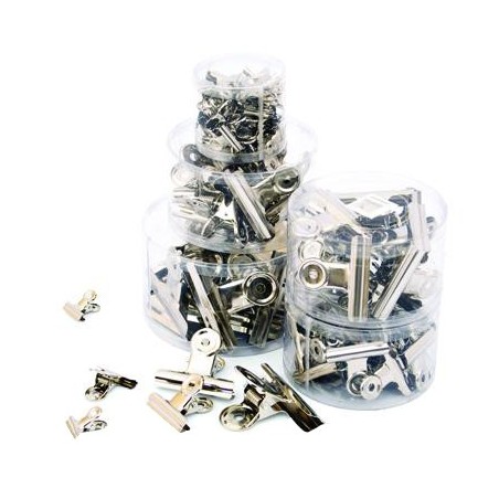  Boite de 6 Attaches-clips métal 75 mm 