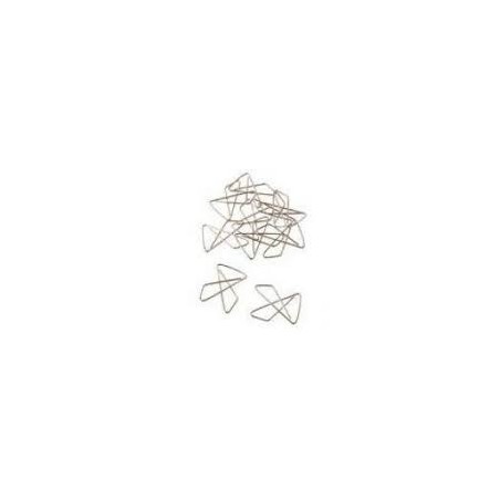  Lot de 10 Boites de 100 attaches géantes OCEAN 22x12 mm Chrome 