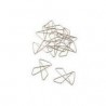  Lot de 10 Boites de 100 attaches géantes OCEAN 22x12 mm Chrome 