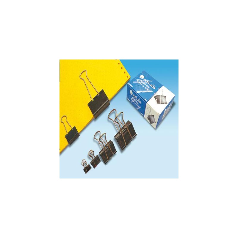  Boite de 144 Attaches- clips Atlas double click 51 mm 