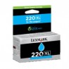  Cartouche Cyan N°220XL haute capacité LEXMARK 