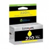  Cartouche Jaune N°220XL haute capacité LEXMARK 