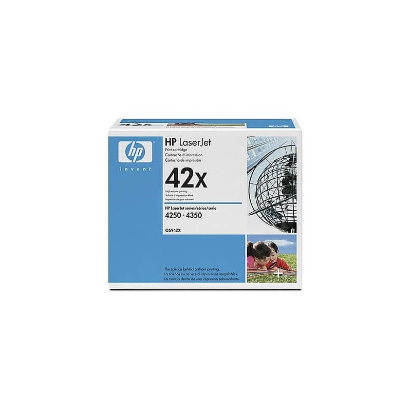  Cartouche d'impression noire HP LaserJet Q5942X 