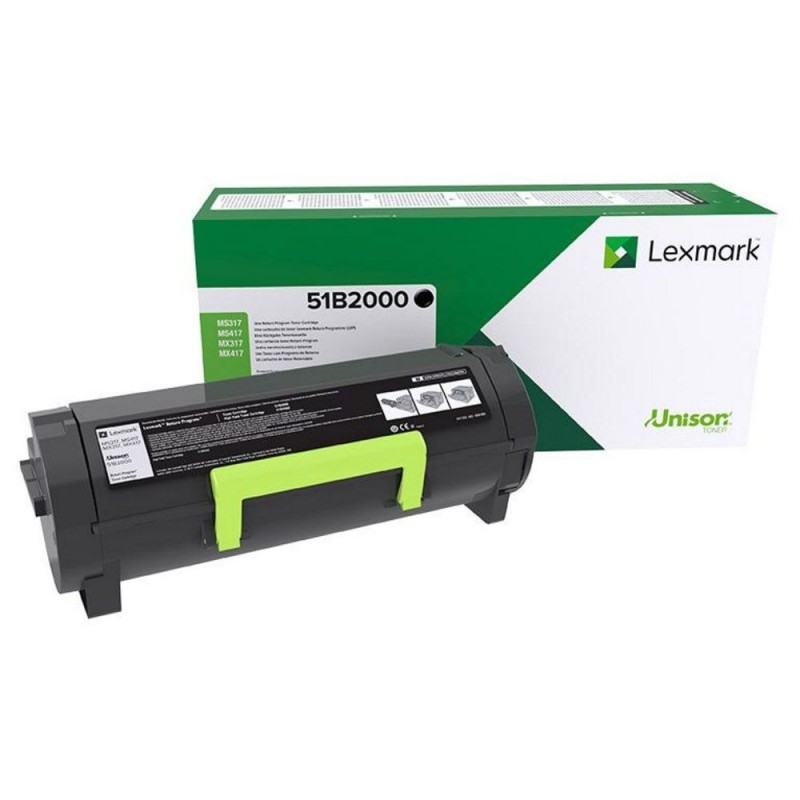  Toner Noir Lexmark MS317, MX317 - 2500 Pages 