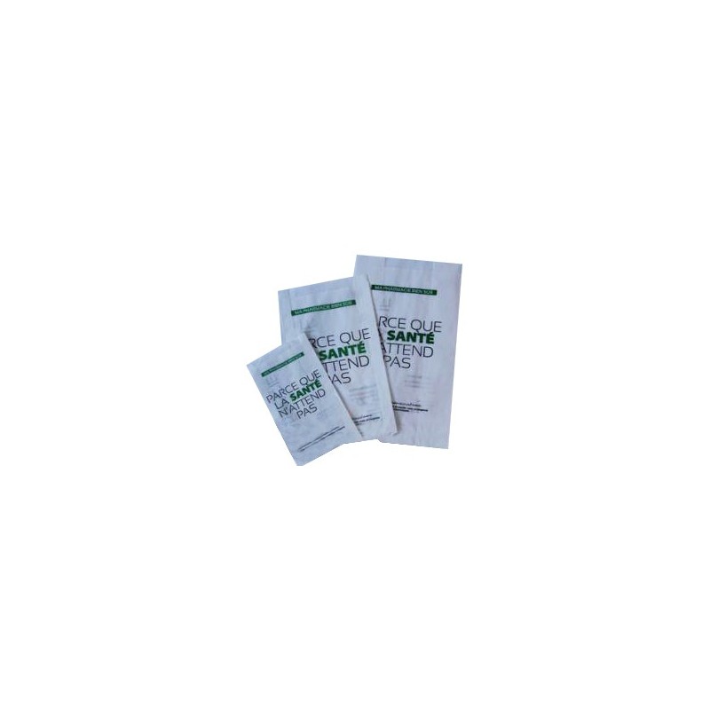  500 Sachets pharmacie en kraft 17*4*31 avec ou sans impression 