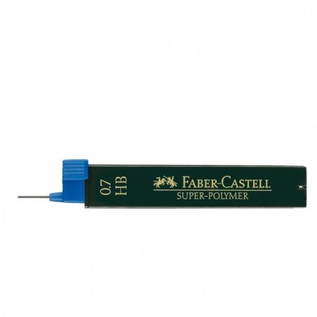 Etui de 12 mines Faber-Castell 0.7 mm