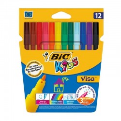 Pochette 12 feutres Bic...