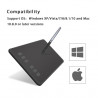 tablettes graphique numériques HUION H640P 5080LPI Professional