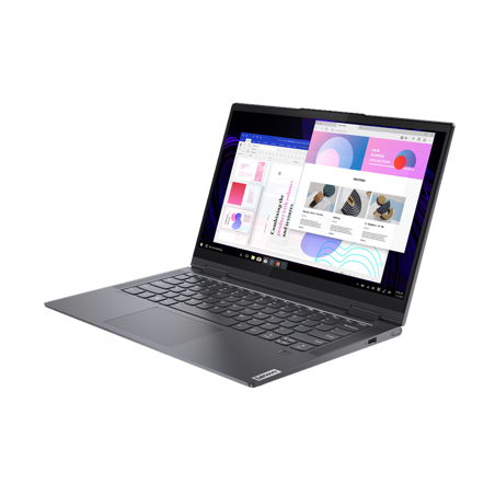 LENOVO Yoga7 R7-5800U 14" FHD MLT 16Go 512Go SSD W11H GREY Convertible+Stylet 24M