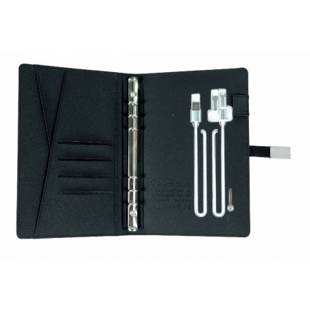 Agenda Maroc 2026 - 3005-32 – Power Bank 2Powers (Avec & Sans Fil) + Clé USB 32GB + Mécanisme  | Maroc
