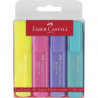 Faber Castel Set 4 Marqueurs Surligneur Pastel