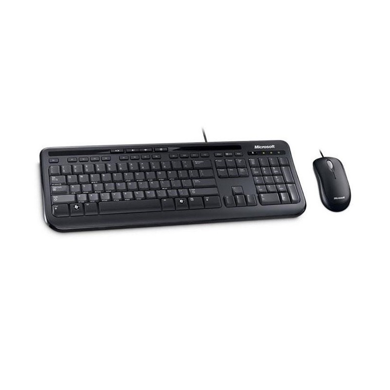 Pack Clavier+Souris optique Microsoft Wired Desktop 600