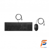 Pack Clavier Souris Filaires HP 225 AZERTY: Confort et Efficacité pour une Saisie Optimale