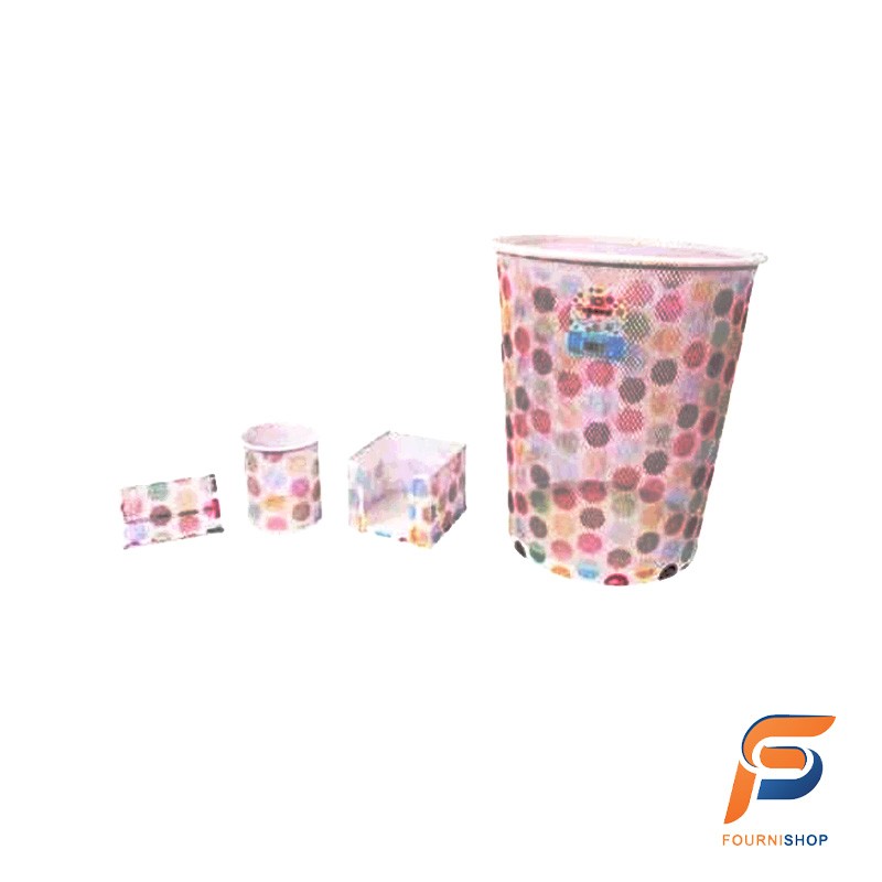 ENSEMBLE DE BUREAU 4PCS CROWN BIG-DOTS