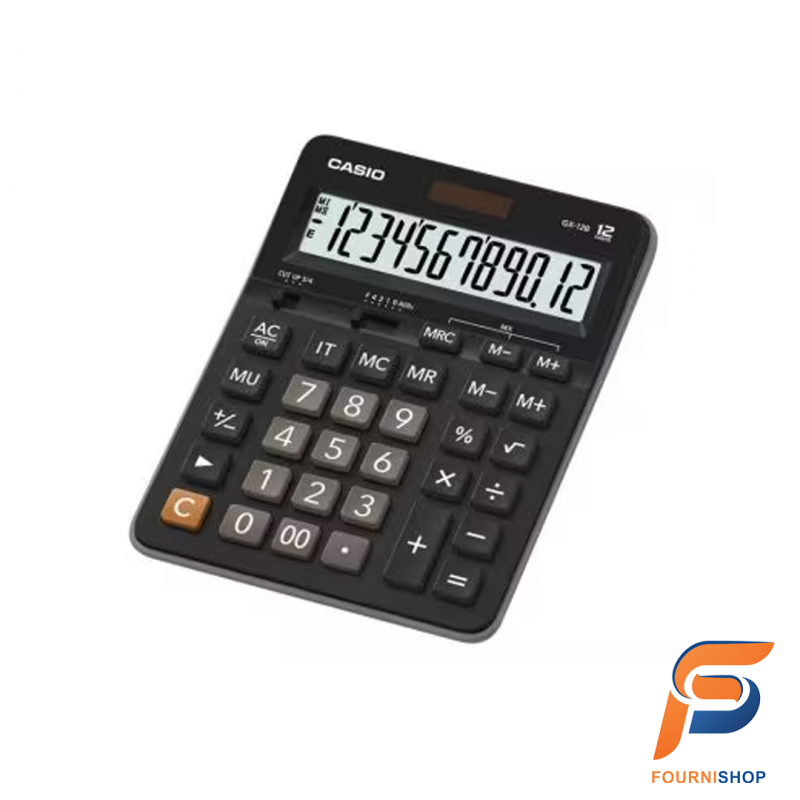 Calculatrice de Bureau Casio GX-14B – Grand Écran, 14 Chiffres et Double Alimentation| Maroc