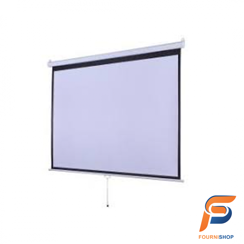 Écran de Projection Électrique COMIX 212.6 x 151.2 cm – Haute Résolution, Facile à Installer et Idéal pour Présentations| Maroc