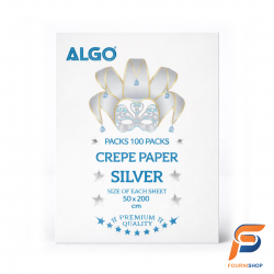 Papier Crêpon Argent...